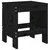 Vrtni stolci 2 kom crni 40 x 36 x 45 cm od masivne borovine