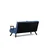 Atelier del Sofa Dvosed na razvlačenje Sando 2 Plavi