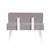 Hanah Home Trpezarijska klupa Vina 0701 110x85x36cm Belo-Siva
