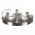 Autronic Svečnik UM1036 SIL Metal candle holder - for 4 conical candles, round, silver