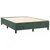 Vidaxl Box spring postelja z vzmetnico temno zelen 140x190 cm žamet