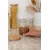 Storage jar, made from glass, 500 ml, with bamboo lid, Idilica - Kit