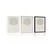 Plakat stilski vzorec z lokom Mid-Century - 20x30 silver