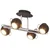 RABALUX BOBBY Spot rasveta LED, GU10 4X4.5W, 3000 K, Crna