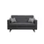 ATELIER DEL SOFA Sofa dvosed Polya Dark Grey