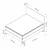 HANAH HOME Bračni krevet Samira 150 x 200 Grey