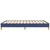 Vidaxl Posteljni okvir brez vzmetnice moder 140x190 cm blago