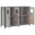 Komoda siva boja hrasta 100 x 35 x 70 cm od konstruiranog drva