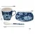 Darilni set skodelic za espresso 80 ml - kolekcija Cobalt Rose