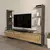 Hanah home TV Komoda Ava Hrast-Crna