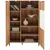 Lesnina Highboard Austin 90 cm, bela, barve hrasta