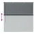 Venecijanski zastore Tamno siva 130 x 130 cm Aluminij