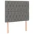 vidaXL Box spring postelja z vzmetnico temno siva 120x200 cm blago