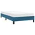 Vidaxl posteljni okvir brez vzmetnice temno modra 100x210 cm žamet