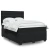 vidaXL vidaXL Box spring postelja z vzmetnico črna 140x200 cm žamet, (21309418)