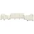 3-dijelni set sofa krem baršunasti