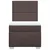 Vidaxl Box spring postelja z vzmetnico temno rjava 80x200 cm blago
