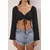 Trendyol Milla Ženska bluza Tbess25Bz00015, Crna
