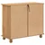 Vidaxl Predalnik ASKIM Rjava 91 x 40 x 79 cm Masivno borovo les