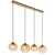 Globo 15788-4H - Luster na sajli JAMESSA 4xE27/60W/230V mesing