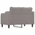 Vidaxl Dvosed taupe 120 cm blago