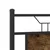 Vidaxl Posteljni okvir brez vzmetnice hrast 150x200 cm inženirski les