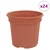 Okrugla saksija za cveće 24 pcs Crvena cigla O 15 x 12 cm