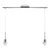 Brilagi - LED luster na lanku NUBILA 2xE27/60W/230V antracit