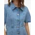 VERO MODA Dolga srajca VMDaisy moder denim