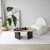 Hanah Home Klub sto Melted, 105x35x65 cm, Bež-crni
