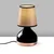 Opviq Stona lampa 8032, 17x17x33 cm, IP20, Crno-smeđa