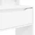 Vidaxl Toaletne mize za spalnice Visok sijaj bela 80 x 39,6 x 135 cm