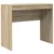 Stol s ladicama s policom s pohranom 2 pcs Sonoma hrast