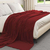 Vidaxl Obloge 6 pcs Bordeaux rdeča 220 x 240 cm Flis