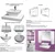 Ceramica Lux Combo Lux konzolna polica lavaboa 75