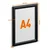Durable Aluminijast okvir Snap A4, črn