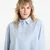 Srajca Calvin Klein Jeans Solid Boxy Cropped Shirt Grey S