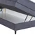 Boxspring Krevet Kleopatra 160/200 cm , antracit