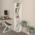 Hanah Home Polica za knjige Arrow, 165x31.8x31.8 cm, Bela