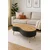 Hanah Home Vera klub sto 98 × 45 × 50 cm, antracit