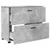 Kupaonski ormar s ladicama Betonski sivi 76,5 x 35 x 64 cm