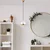 Opviq Luster Yildo-M-6870, 17x17x112cm, IP20, Belo-zlatne boje
