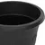 Saksije za biljke 6 pcs Crna O 34 x 28 cm Plastika
