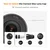 K&F 62MM Lens Caps Kit with K&F LOGO Caps*2+Anti-lost rope*2+vacuum cleaning cloth*2