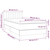 vidaXL Box spring postelja z vzmetnico črna 80x200 cm blago