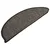 Vidaxl Samolepilne preproge za stopnice sisal 15kos 56x17x3cm antracit