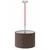 Eglo - LED luster na sajli TUNJA 1xE27/60W/230V O 20 cm braon/crvena