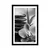 Plakat s paspartujem meditativna Zen kompozicija v črnobeli varianti - 60x90 no frame