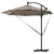 Suncobran Sivo-smeđa 294 x 294 x 248 cm Poliester i aluminij