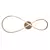 Rabalux Luster Castiel, LED, 30W, 3000K, 68x31,5cm, Zlatne boje